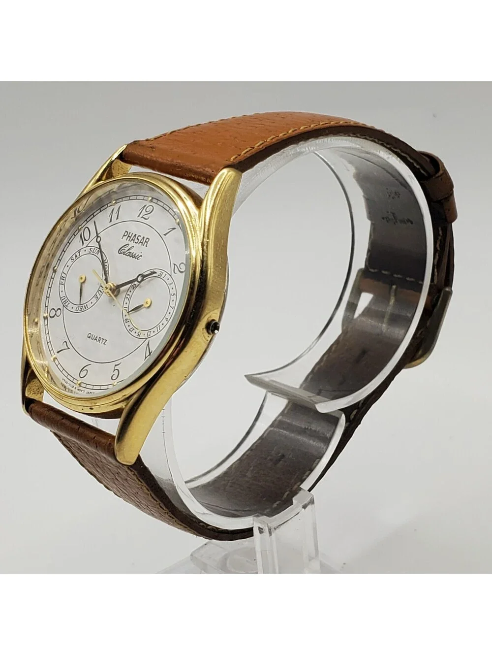 Vintage Phaser Classic V366 Multifunction Quartz Watch For Parts Or Repair